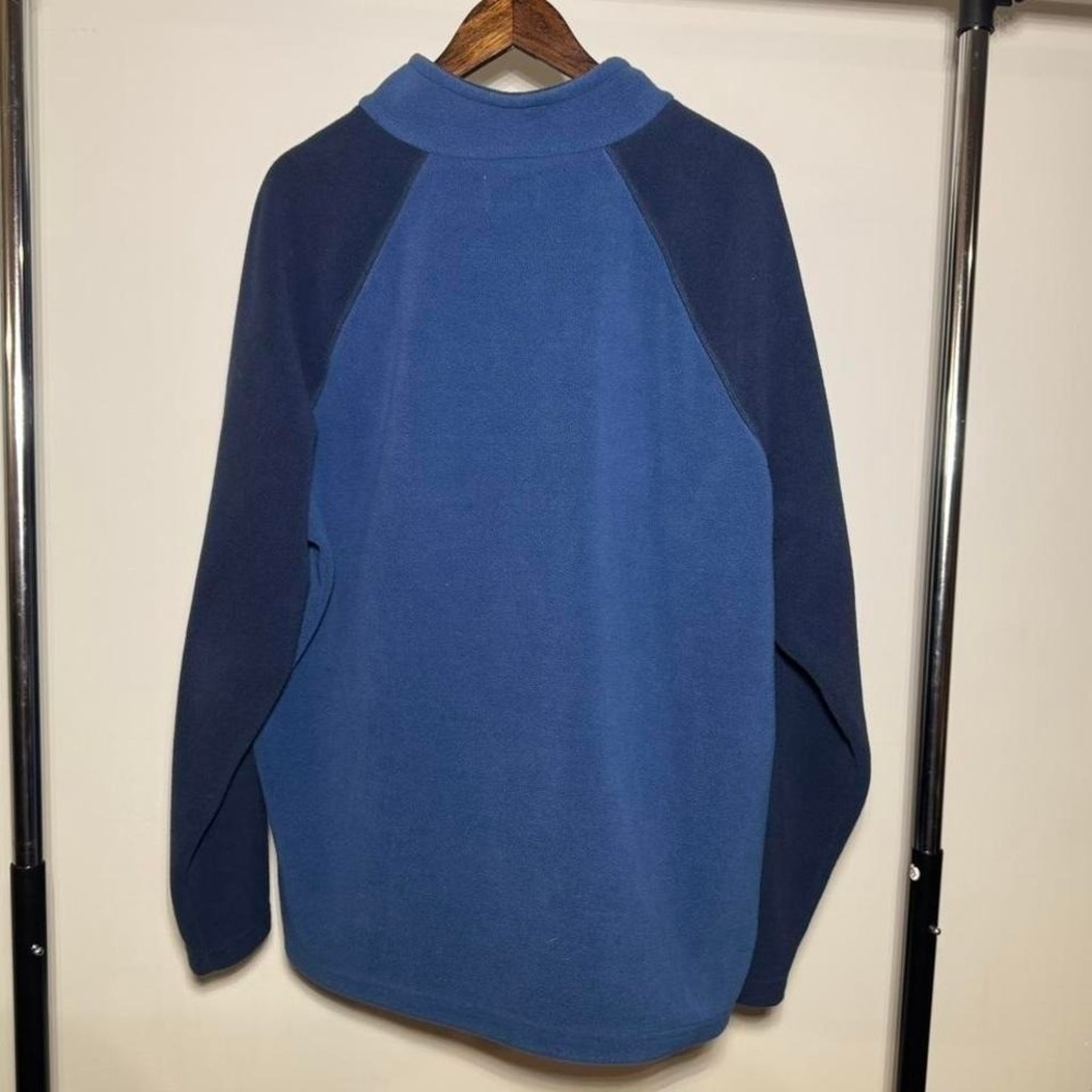 Bass Pro Blue Quarter Zip Sweayshirt With Embrpodered Logo Size XL Outdoors Hike - Picture 4 of 8